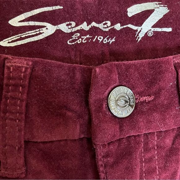 Seven7 Tummyless High Rise Skinny Velvet Jeans Sz 6 - Picture 8 of 10
